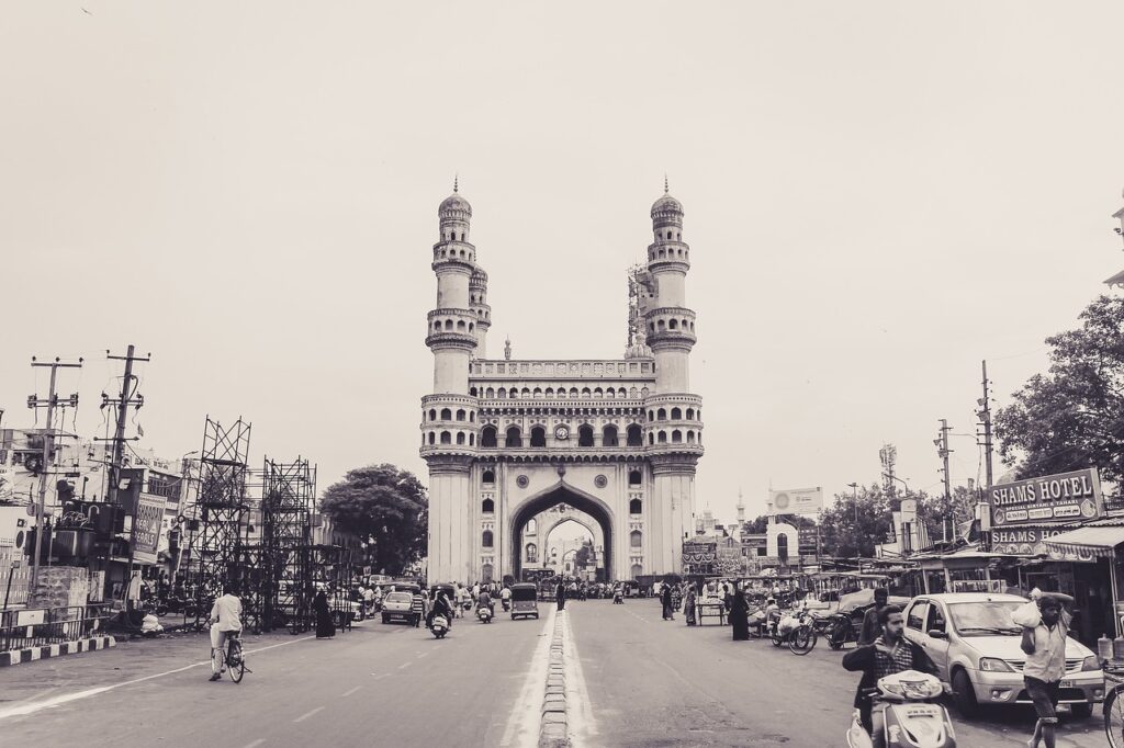 charminar, monument, india